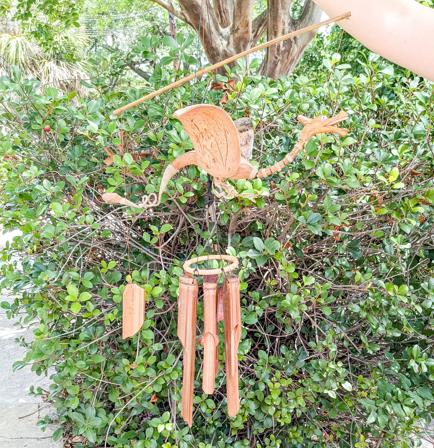 Bamboo Windchime- Dragon