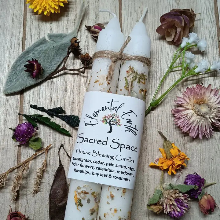 Sacred Space Herbal 6 Inch Candles