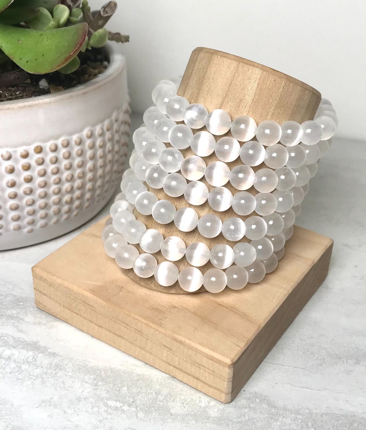 8mm Assorted Crystal Bead Bracelets