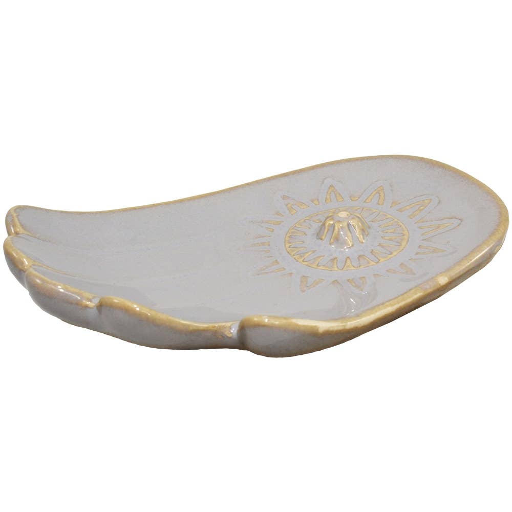 Sun Hand Cermaic Incense Holder