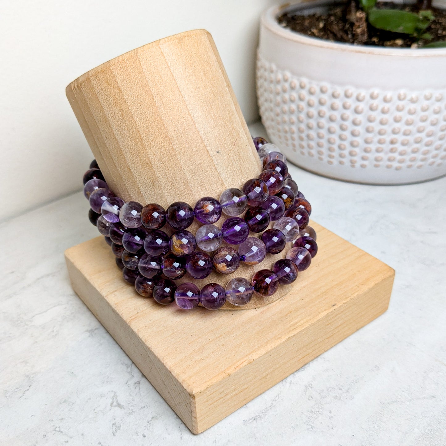 8mm Assorted Crystal Bead Bracelets