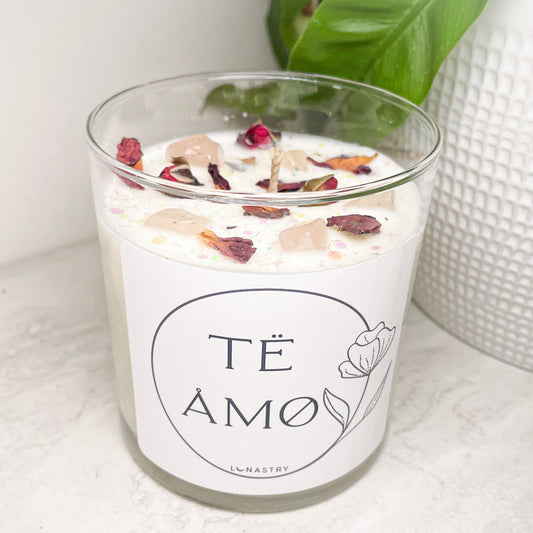 Te Amo, I love you candle