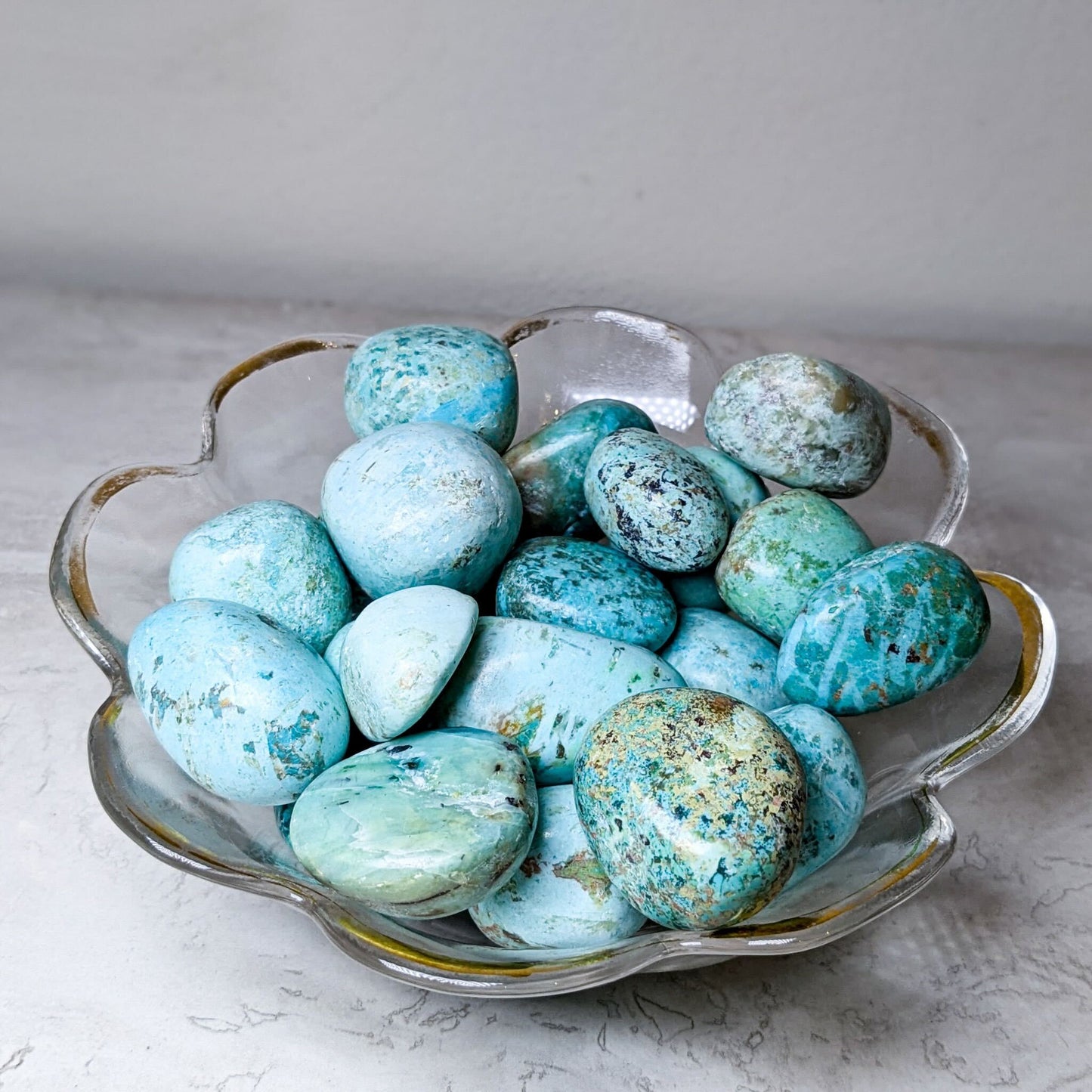 Turquoise Tumbles