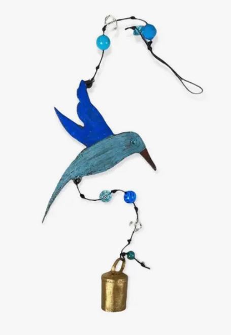 Metal Wind Chimes with Beads and Bells | Various Designs