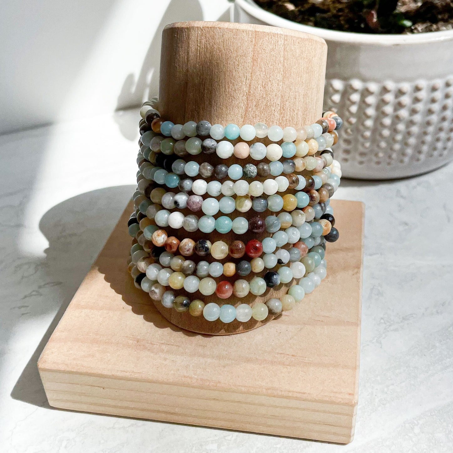 4mm Assorted Crystal Bead Bracelets