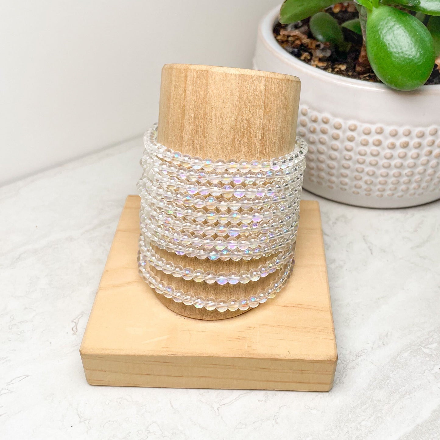 4mm Assorted Crystal Bead Bracelets