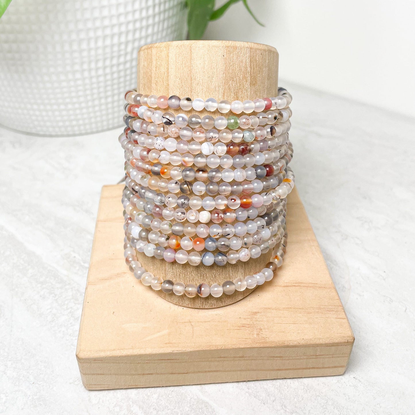 4mm Assorted Crystal Bead Bracelets