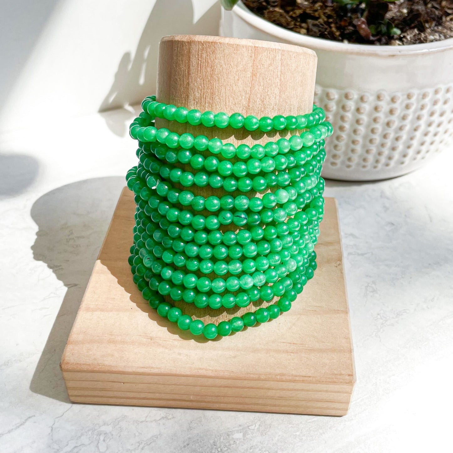 4mm Assorted Crystal Bead Bracelets