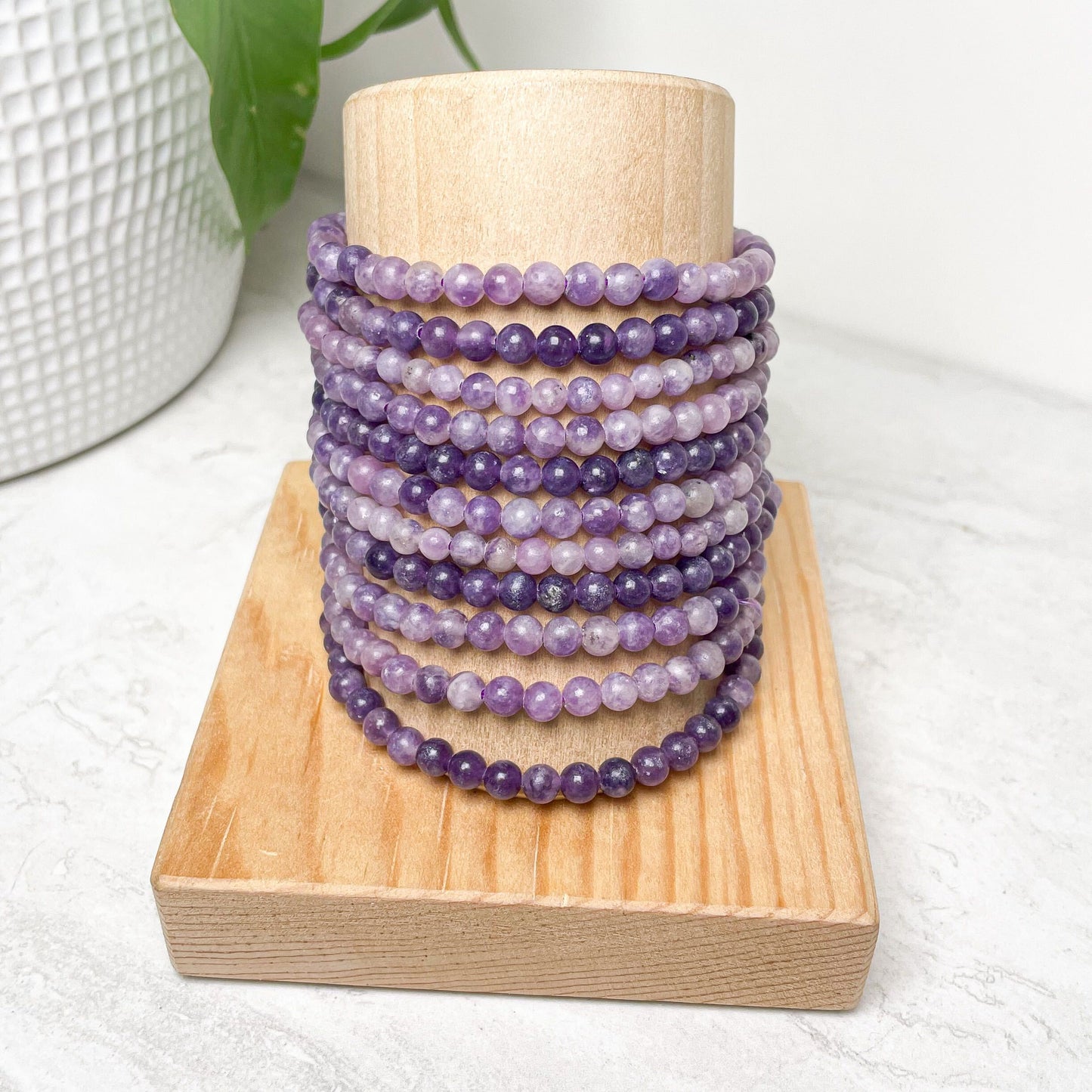 4mm Assorted Crystal Bead Bracelets