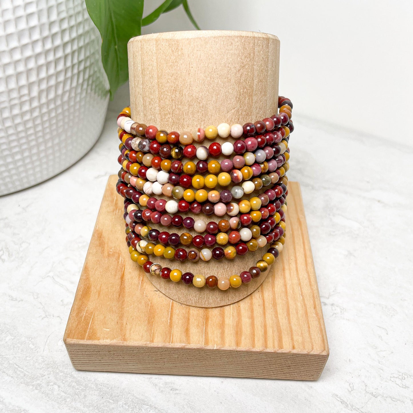 4mm Assorted Crystal Bead Bracelets