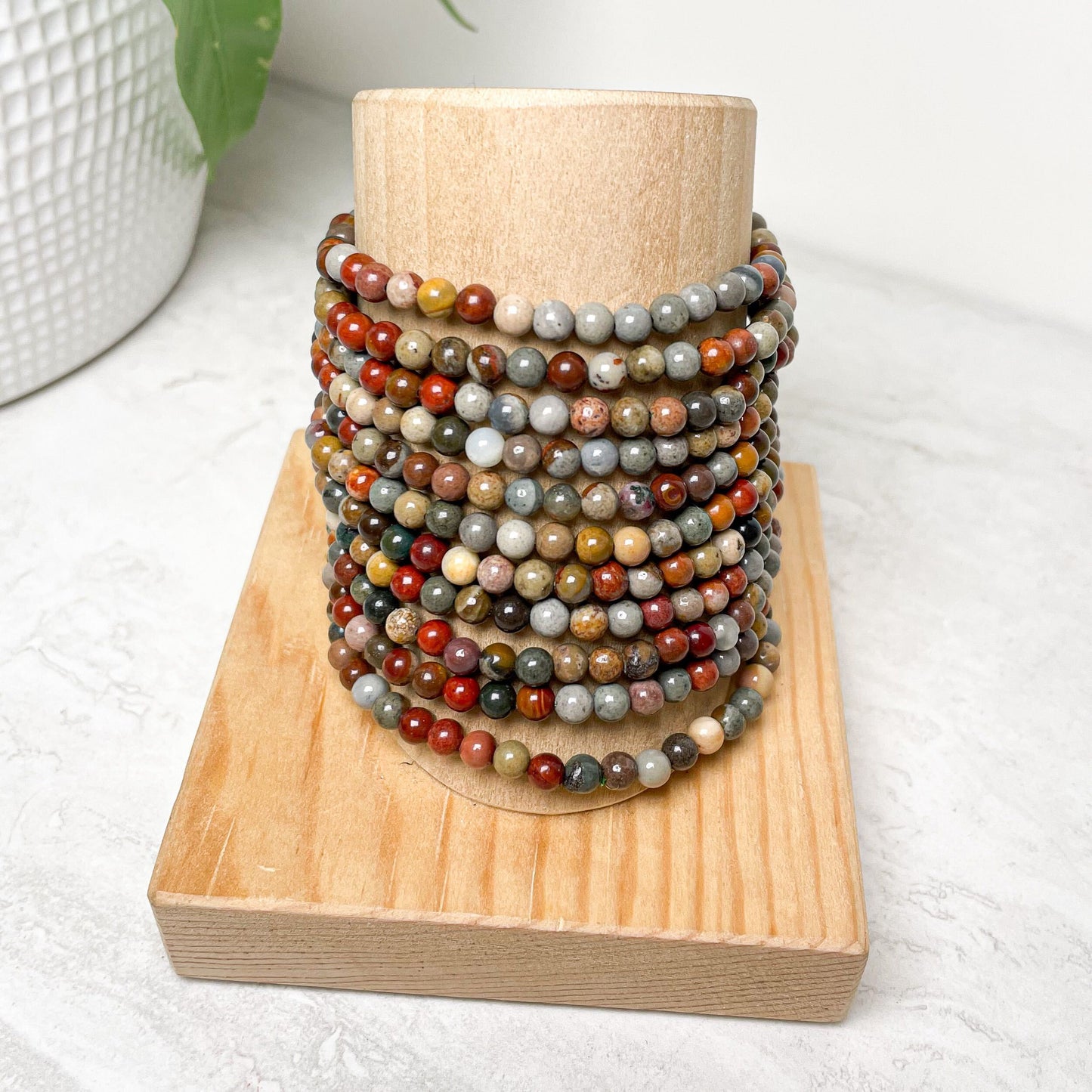 4mm Assorted Crystal Bead Bracelets