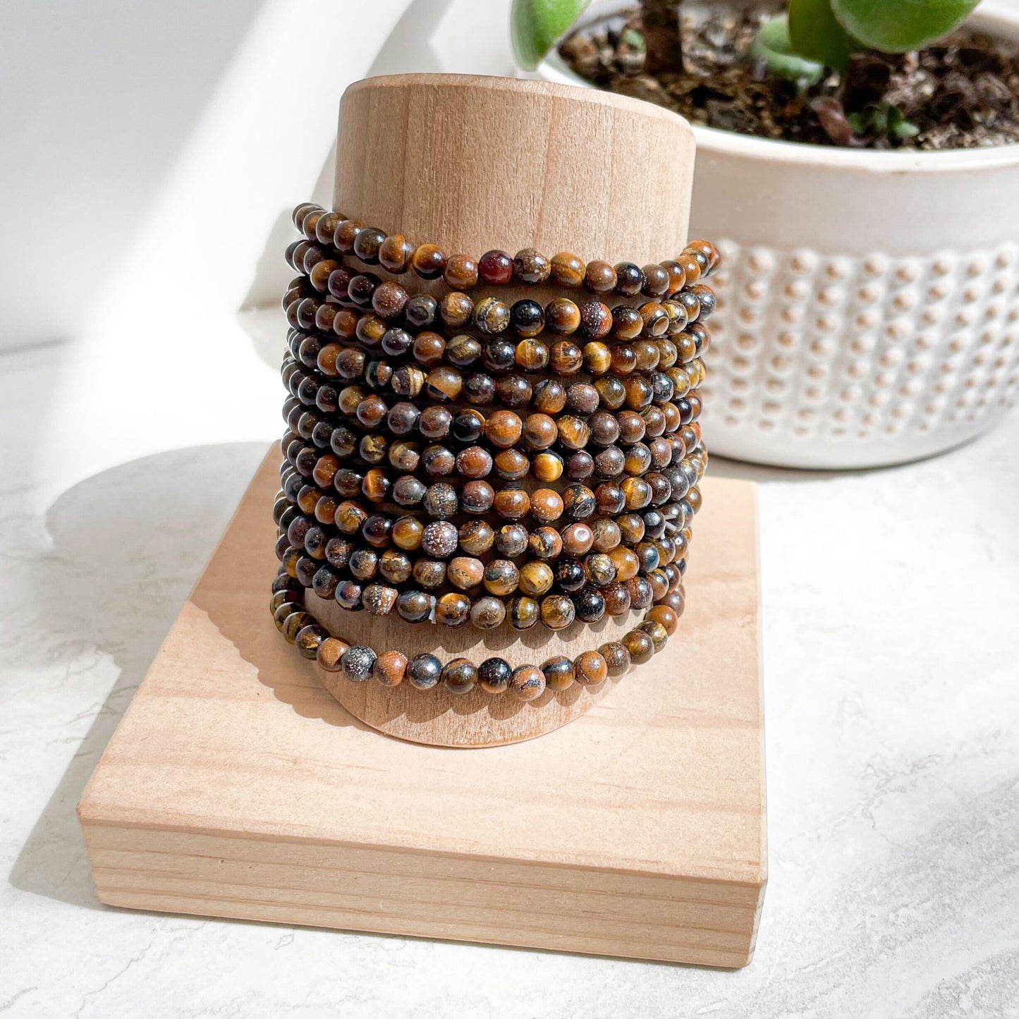 4mm Assorted Crystal Bead Bracelets