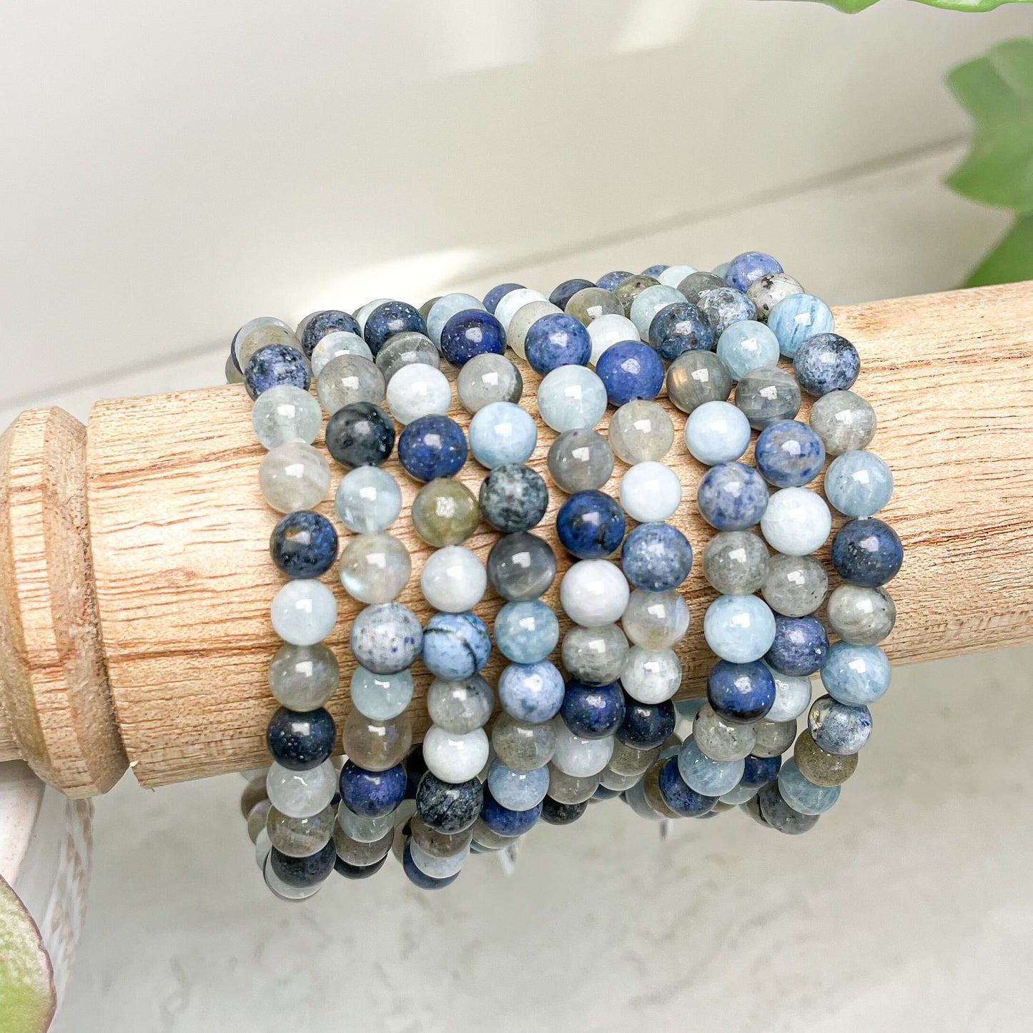 6mm Assorted Crystal Bead Bracelets