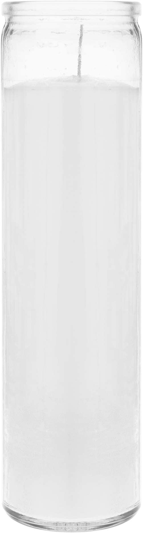 7 Day Candle 8" Glass - Various Colors
