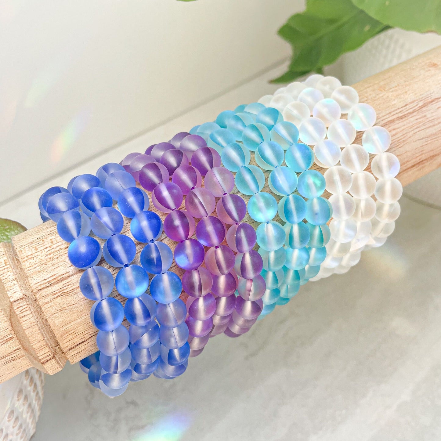 8mm Assorted Crystal Beaded Bracelets
