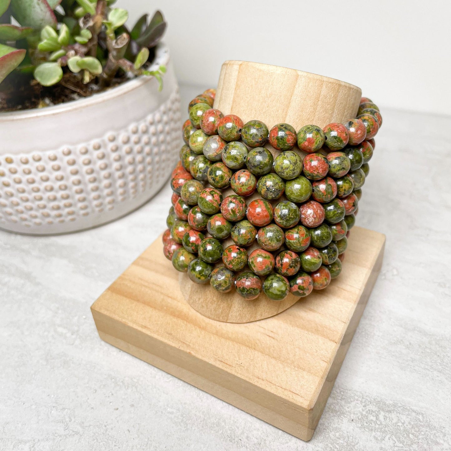 8mm Assorted Crystal Beaded Bracelets