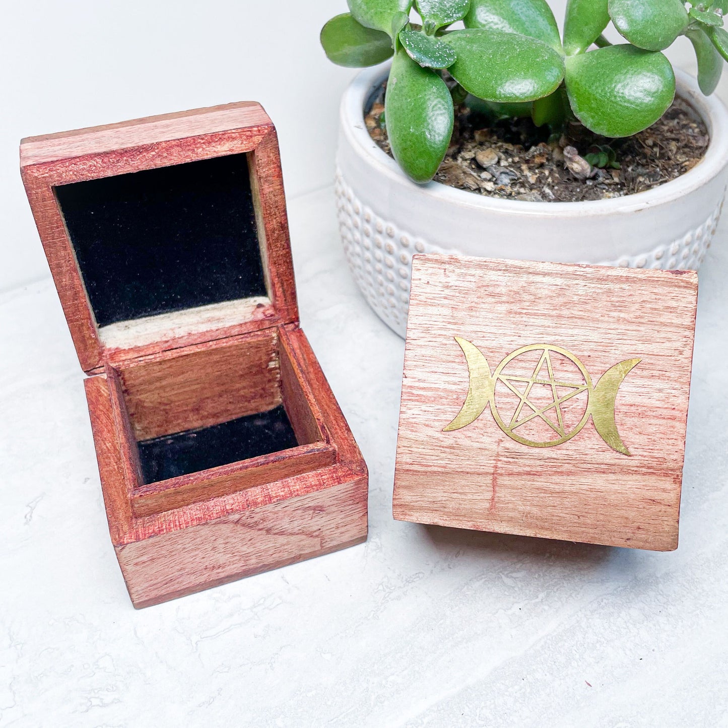 Small Acacia Wood Box