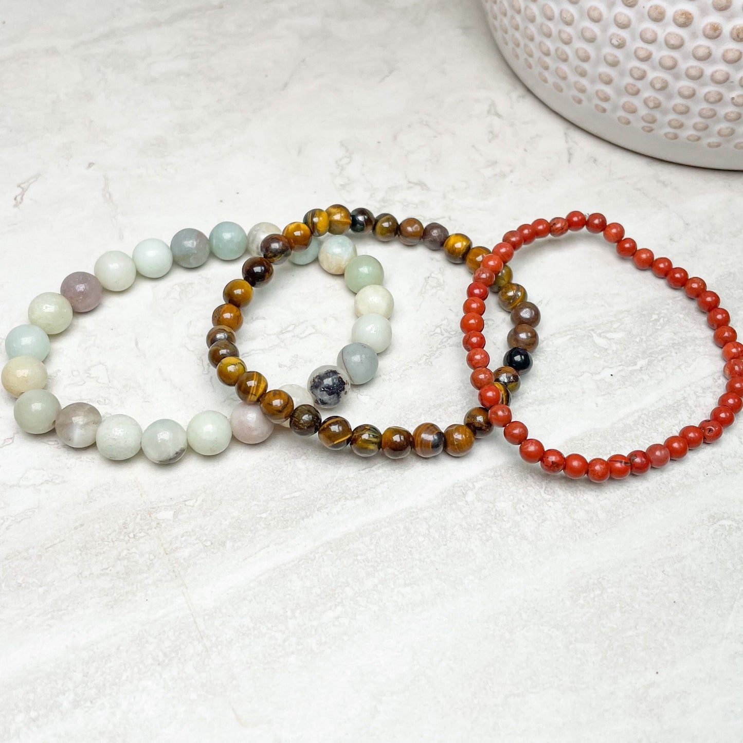 Intention Crystal Crystal Beaded Bracelet Stacks | Assorted Intentions