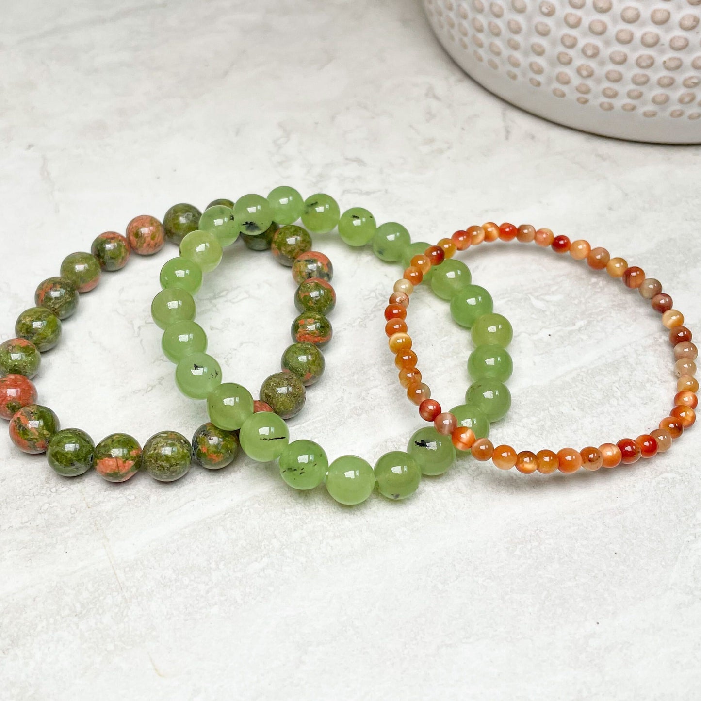 Intention Crystal Crystal Beaded Bracelet Stacks | Assorted Intentions