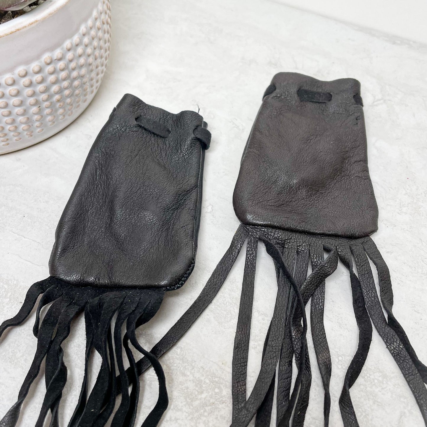 Leather Talisman/Crystal/Spell Pouch