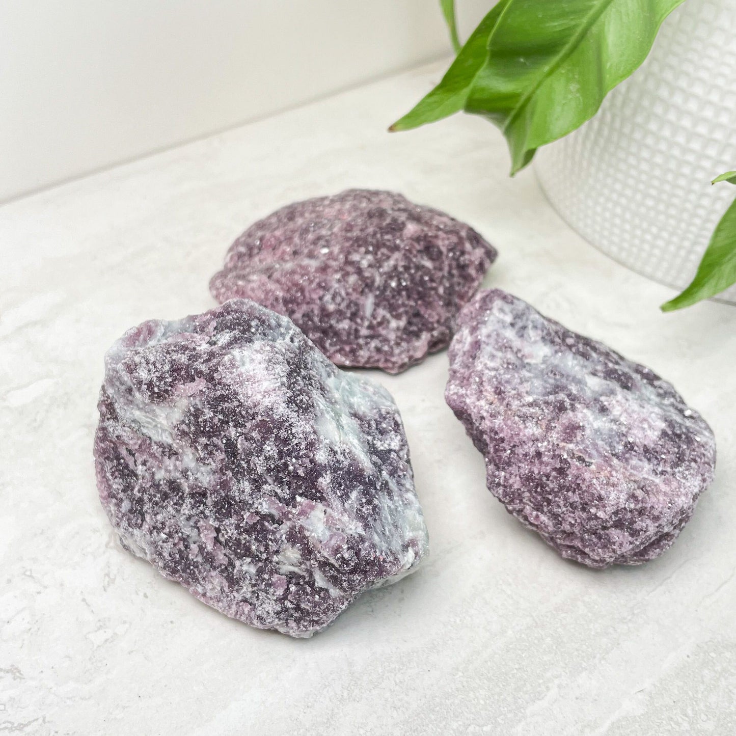 Lepidolite Rough Stones