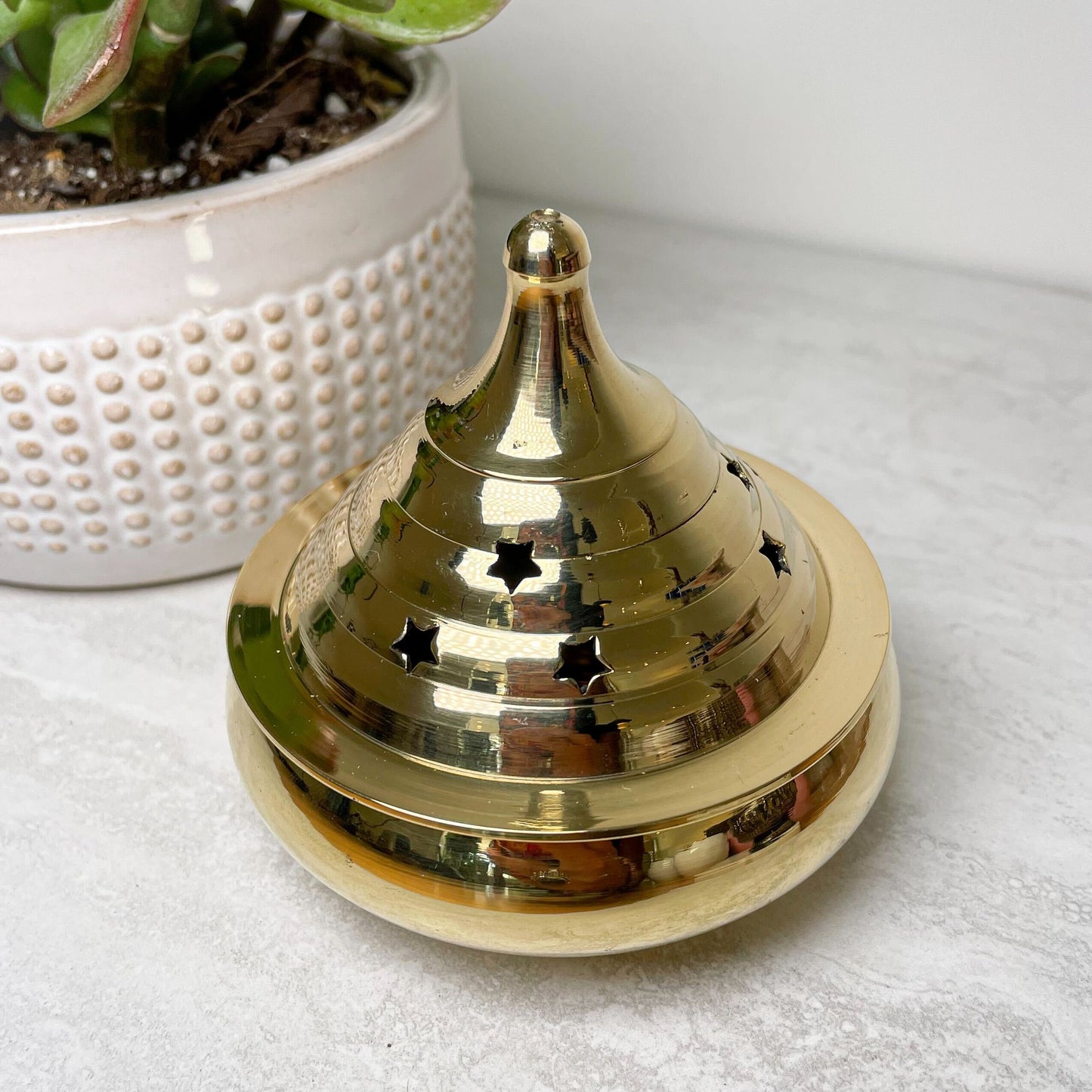 Brass Temple Burner