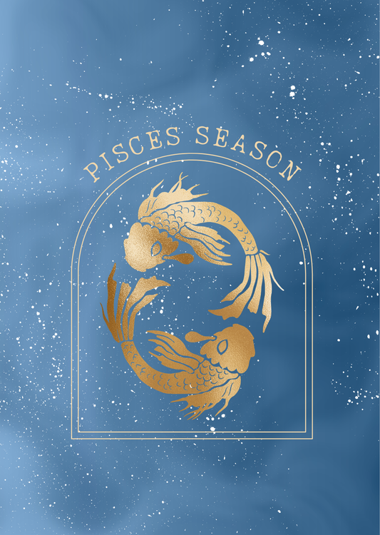 pisces season image of two fish swimming
