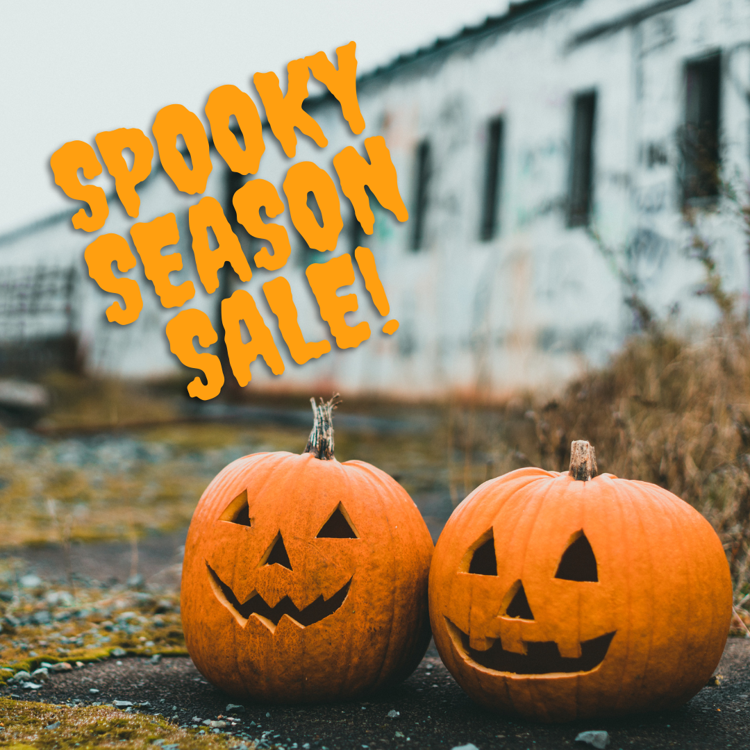 Spooky Season Sale 40% through Nov 2nd!