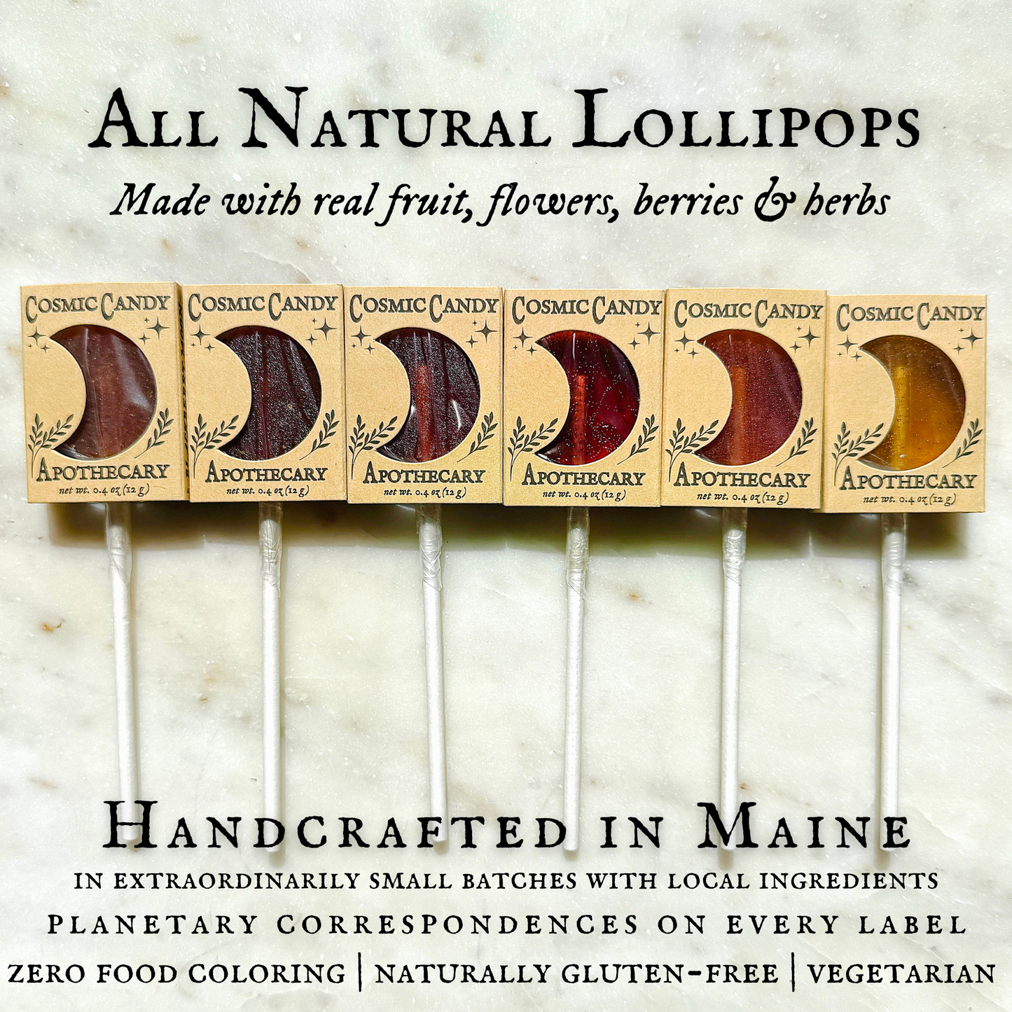 Plants & Planets Lollipops - Assorted Flavors