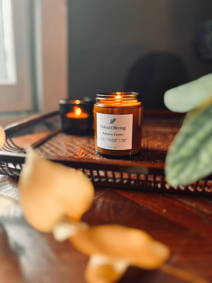 Autumn Leaves Candle