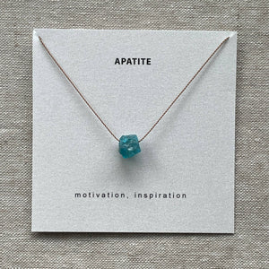 Raw Gemstone Minimalist Necklaces | Various Crystals