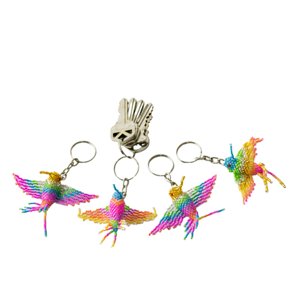 Baby Hummingbird Seed Bead Key Chain | Guatemala