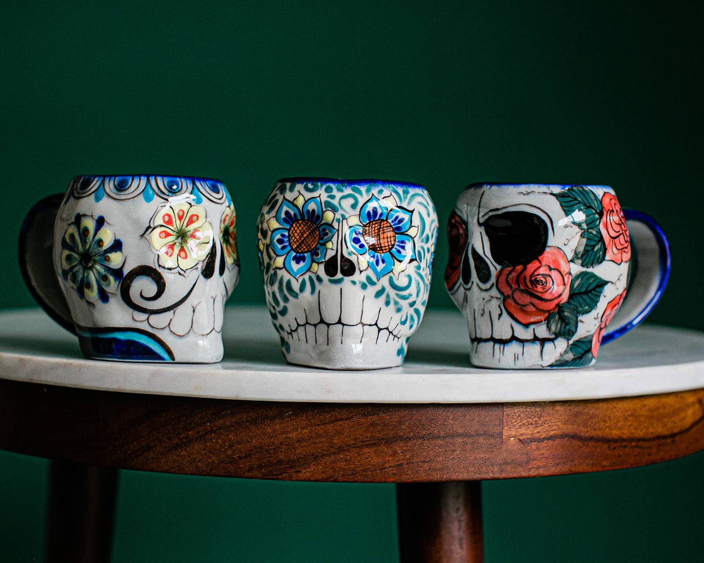 Sugar Skull Skeleton Mug