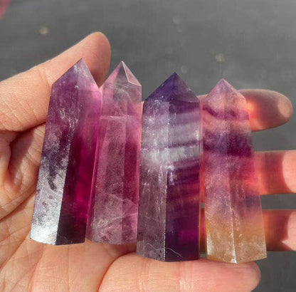Candy Fluorite Stone Tower