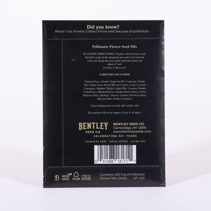 Joy Wildflower Seed Packet | Holiday Gift Tag with Wildflower Mix