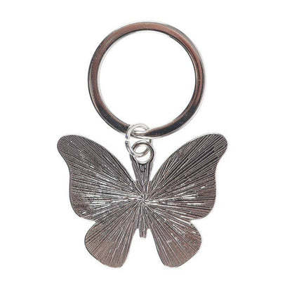 Blue and Silver Butterfly Keyring