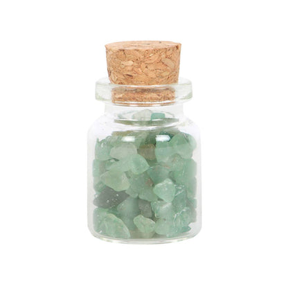 Jar of Luck Green Aventurine Crystals