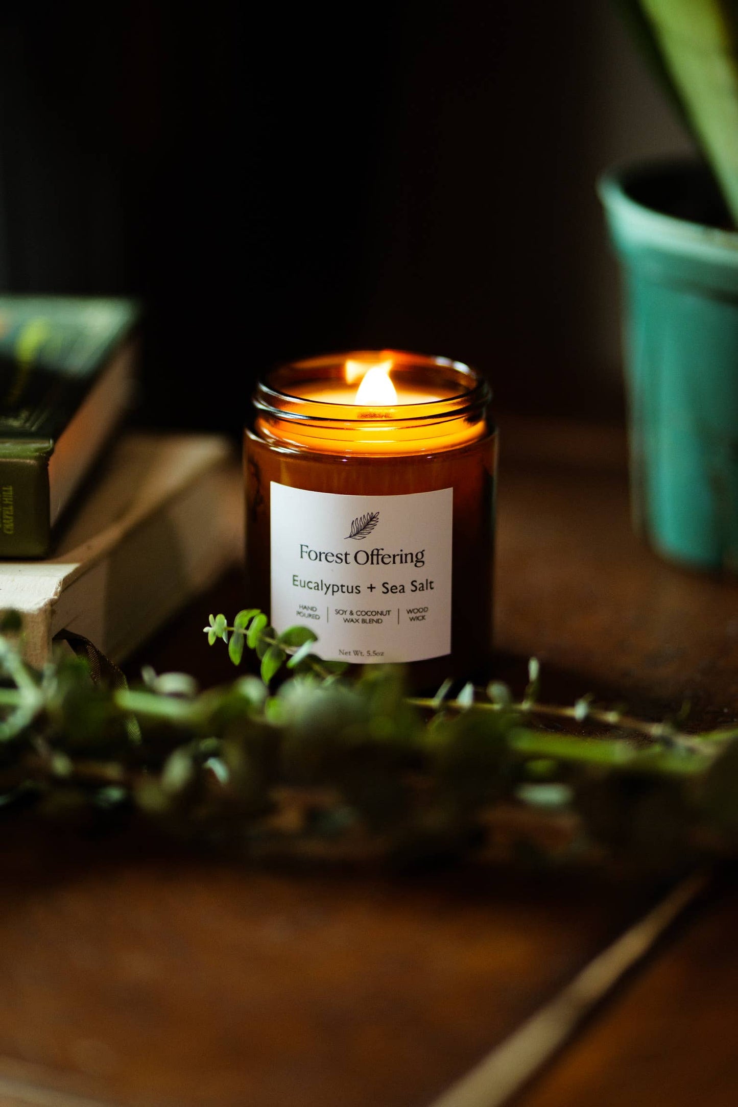 Eucalyptus + Sea Salt Candle