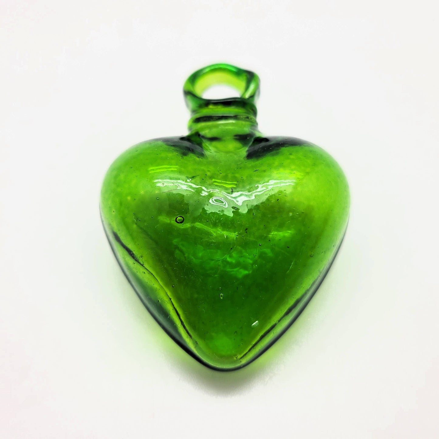 Small Handblown Glass Heart Ornaments