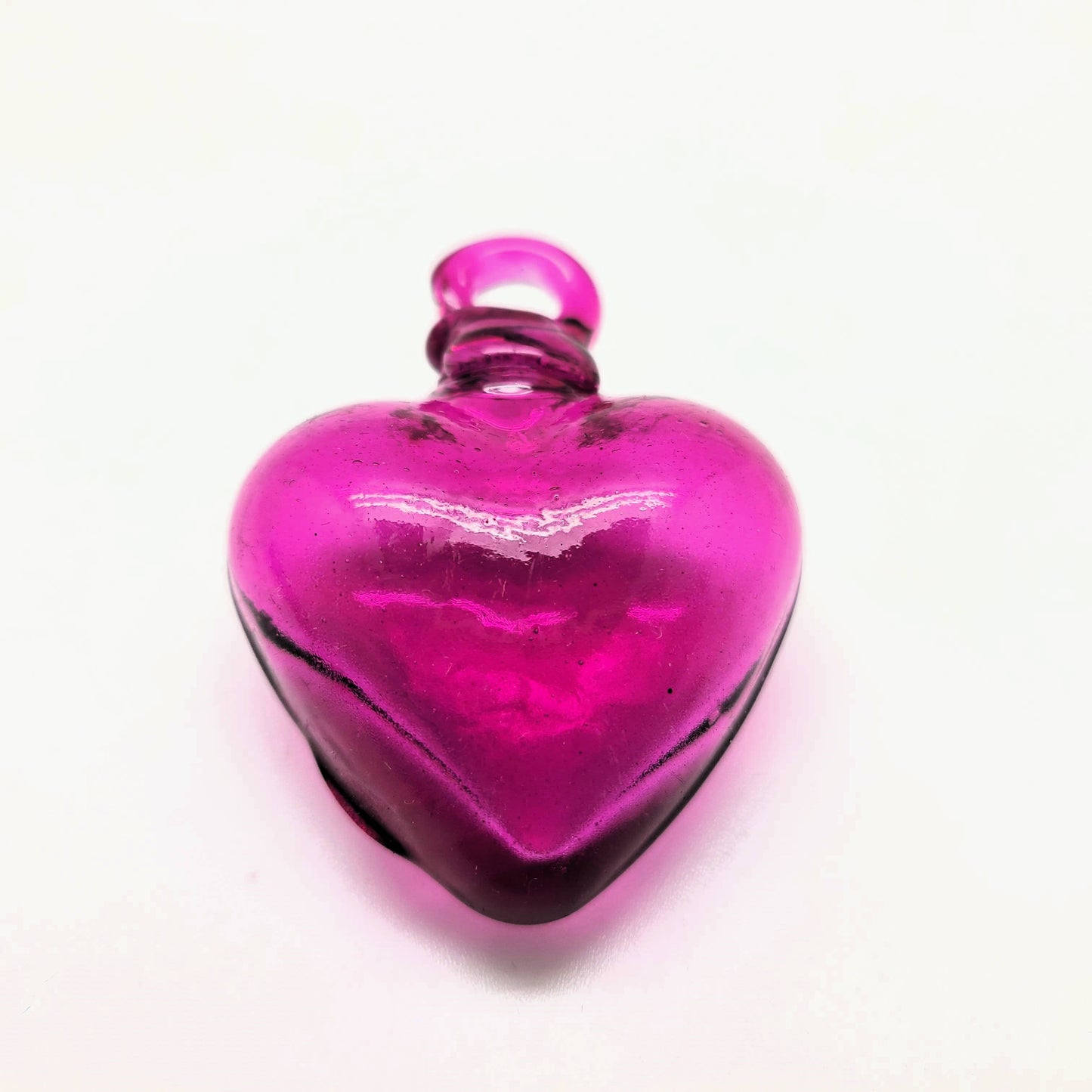 Small Handblown Glass Heart Ornaments