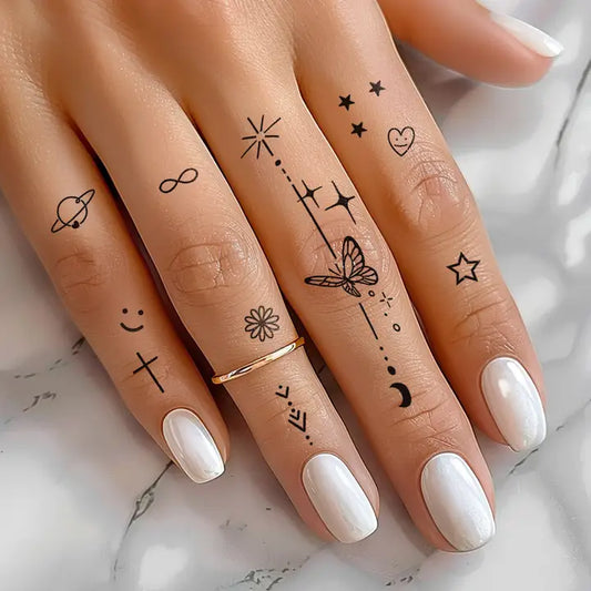 Hand/Finger Temporary Tattoos