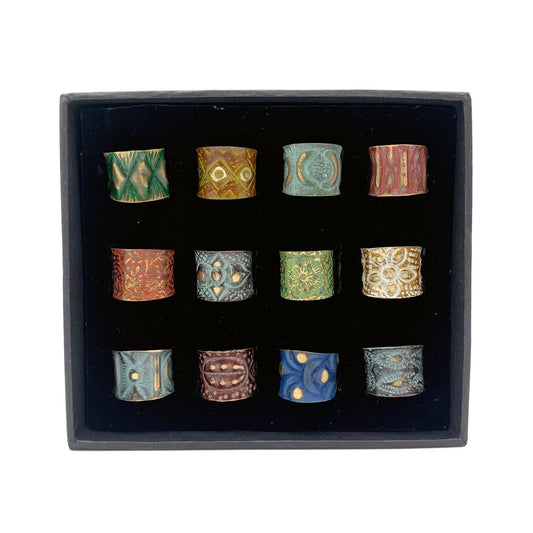 Brass Patina Rings