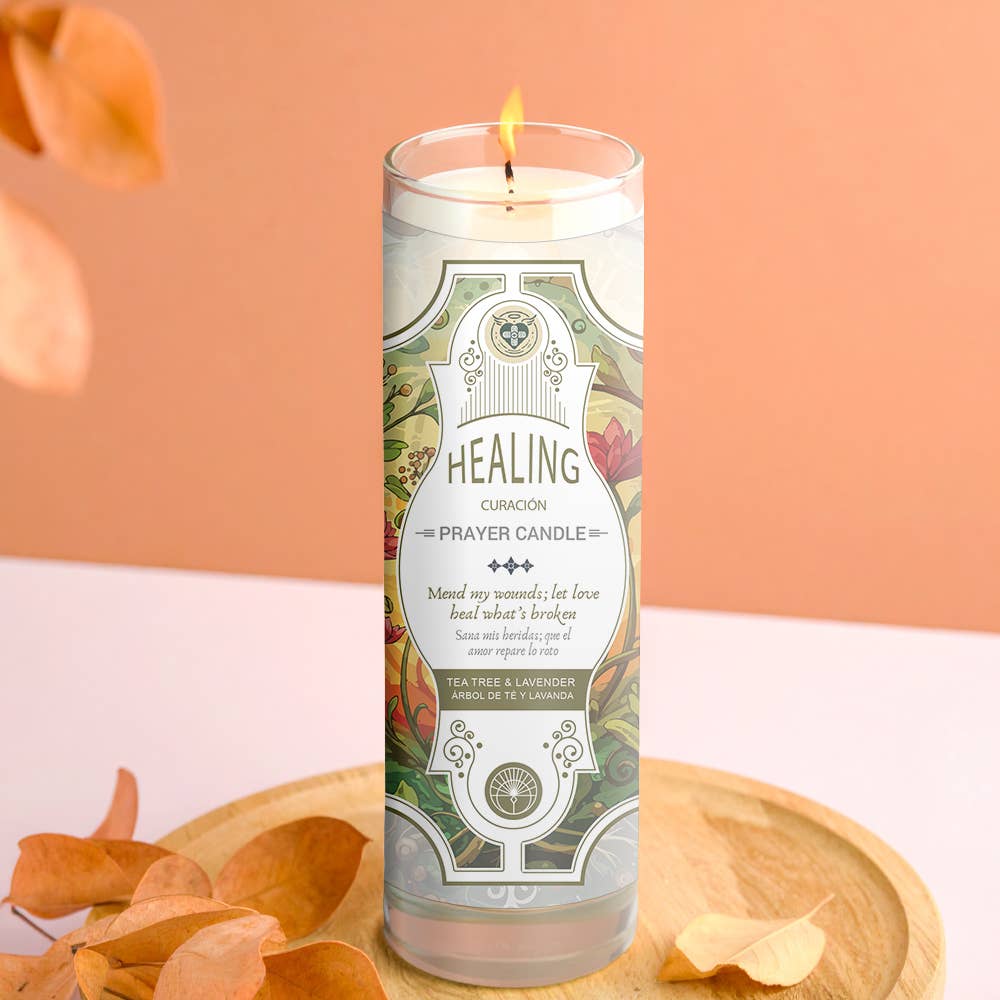 Healing Prayer Candle 8" (9.5 oz)
