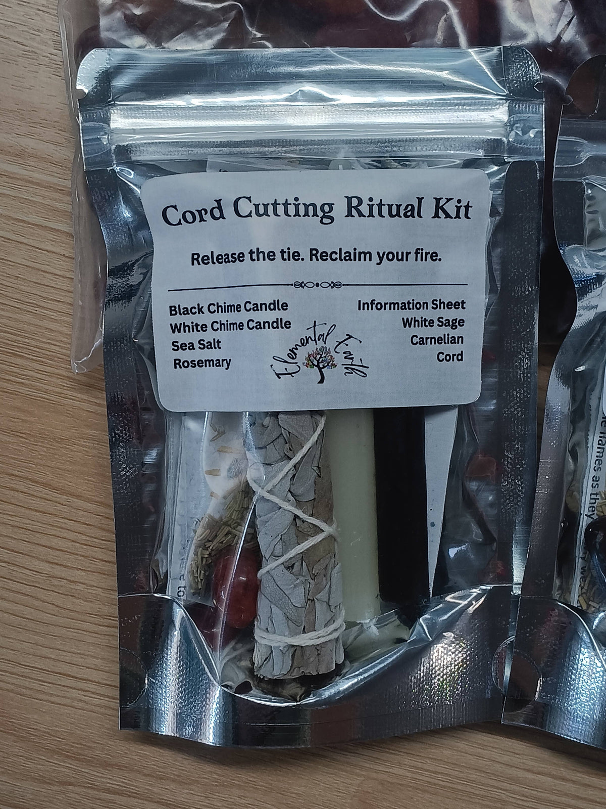 Cord cutting ritual kit, third view, at Ordinary Magic in Savannah, GA.