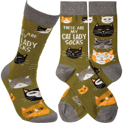 These Are My Cat Lady Socks - Feline Socks – Mystical Cat Lover Gift