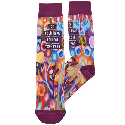 Do Your Thing Socks – Follow Your Path with Intention