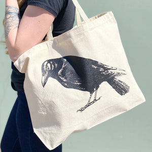 Canvas Tote Bags | Raven, Snakes, Bats