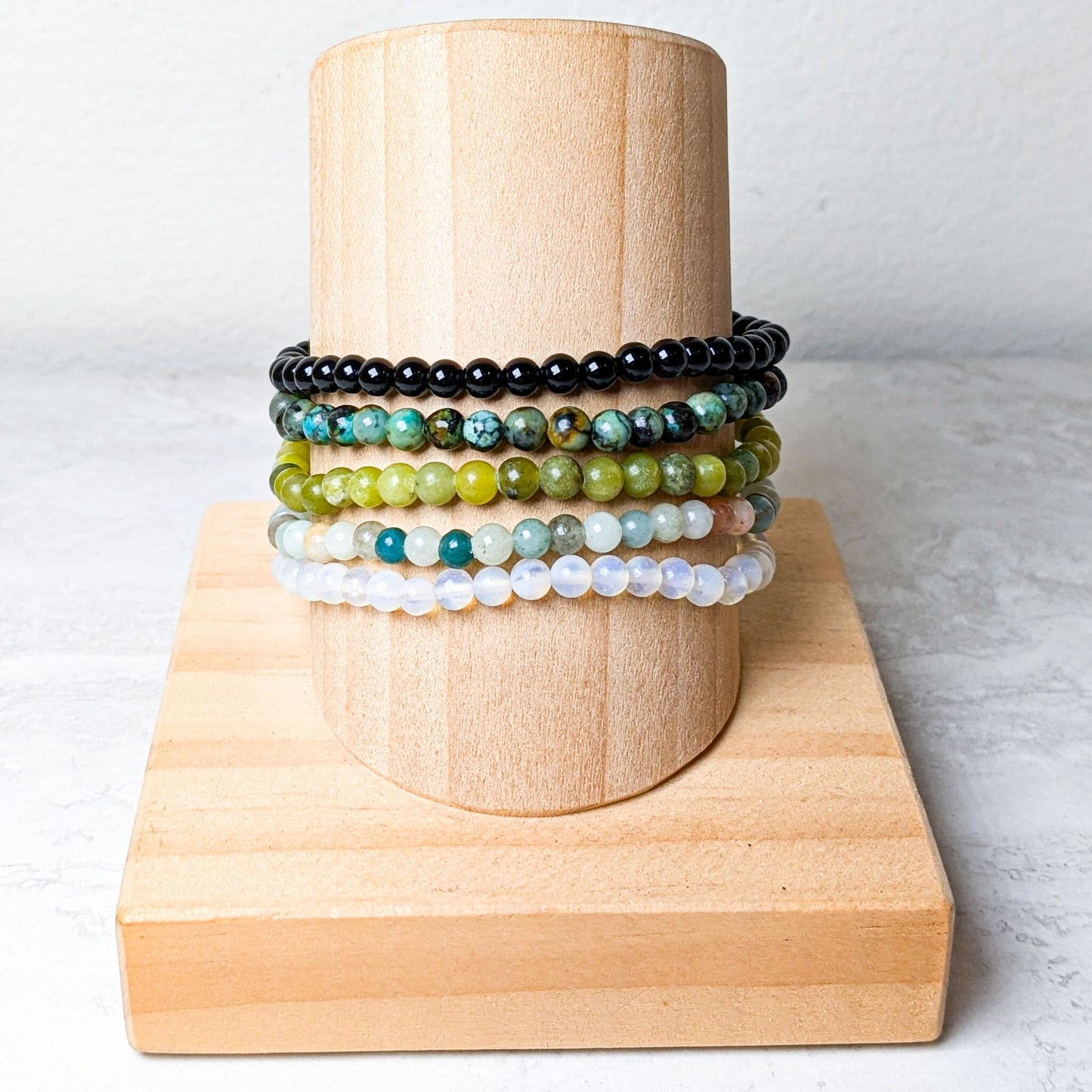 4mm Assorted Crystal Bead Bracelets