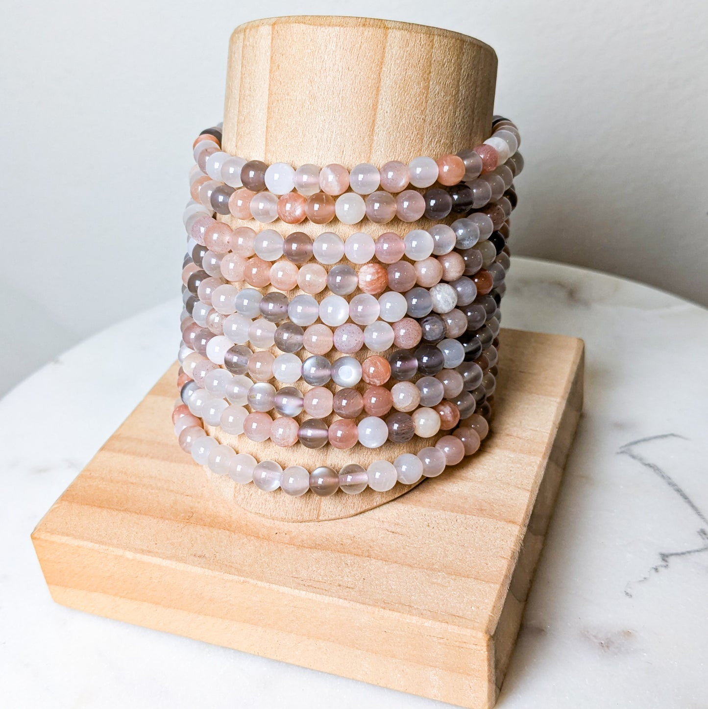 4mm Assorted Crystal Bead Bracelets