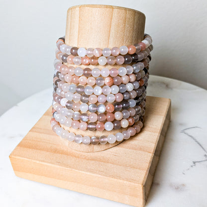 4mm Assorted Crystal Bead Bracelets